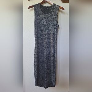 Wilfred Free Bruni Midi Dress. Black/Gray. Womens size M